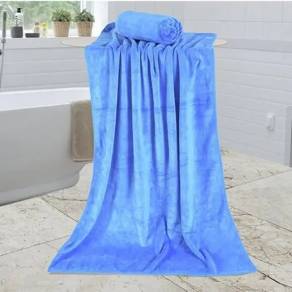 Extra Large Microfiber Bathroom Towel 30" x 60" Soft, Absorbent, Quick Dry - Picture 8 of 8